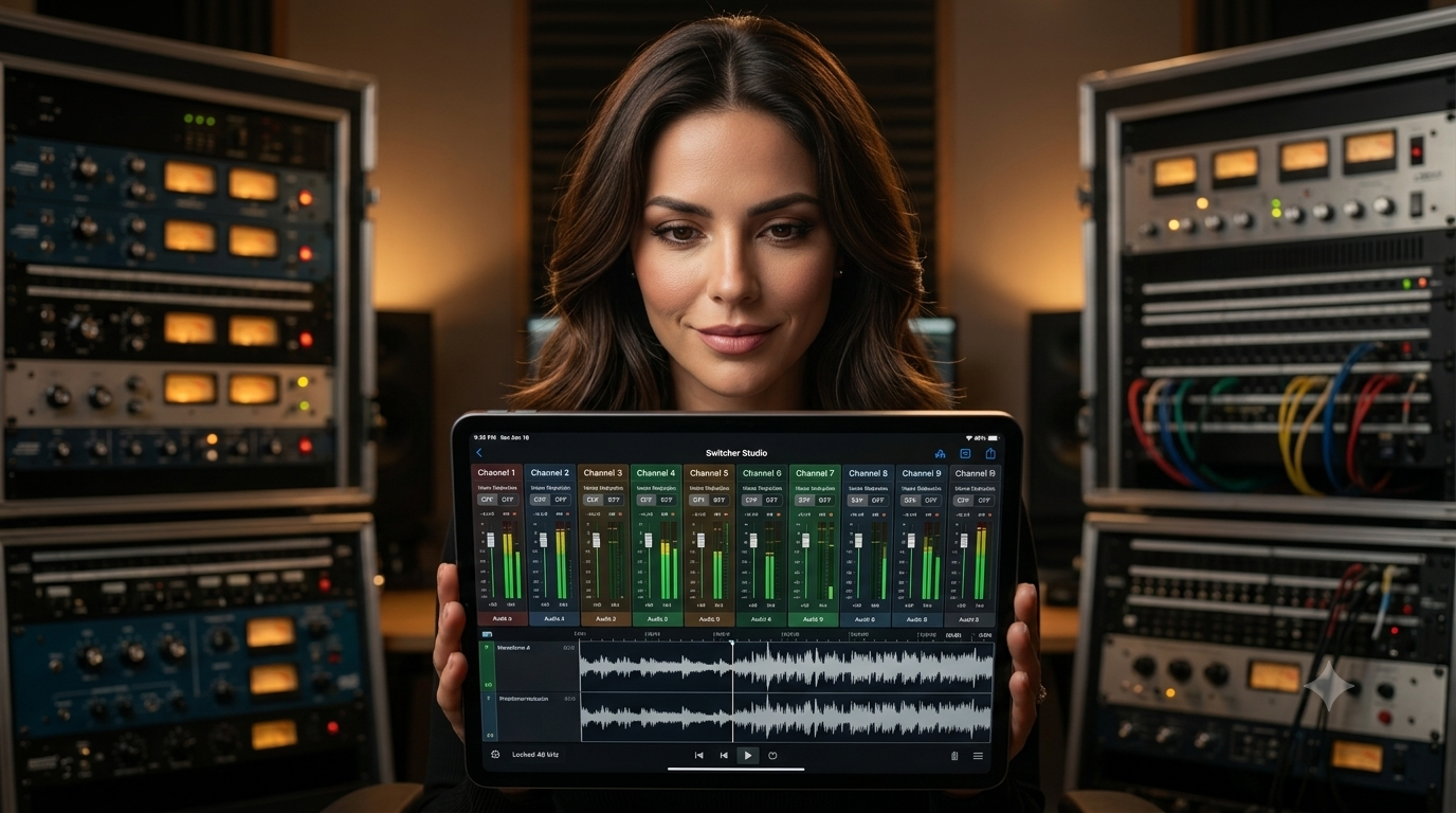 Switcher Studio Wireless Audio Sync Protocol
